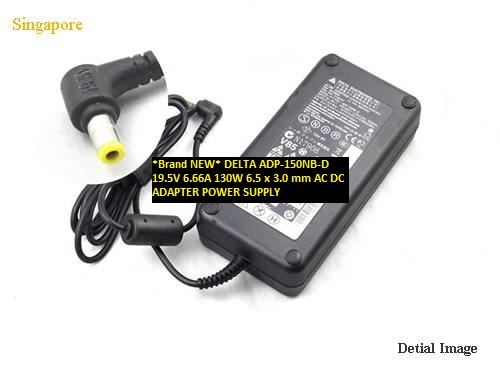 *Brand NEW* 19.5V 6.66A DELTA ADP-150NB-D 130W 6.5 x 3.0 mm AC DC ADAPTER POWER SUPPLY